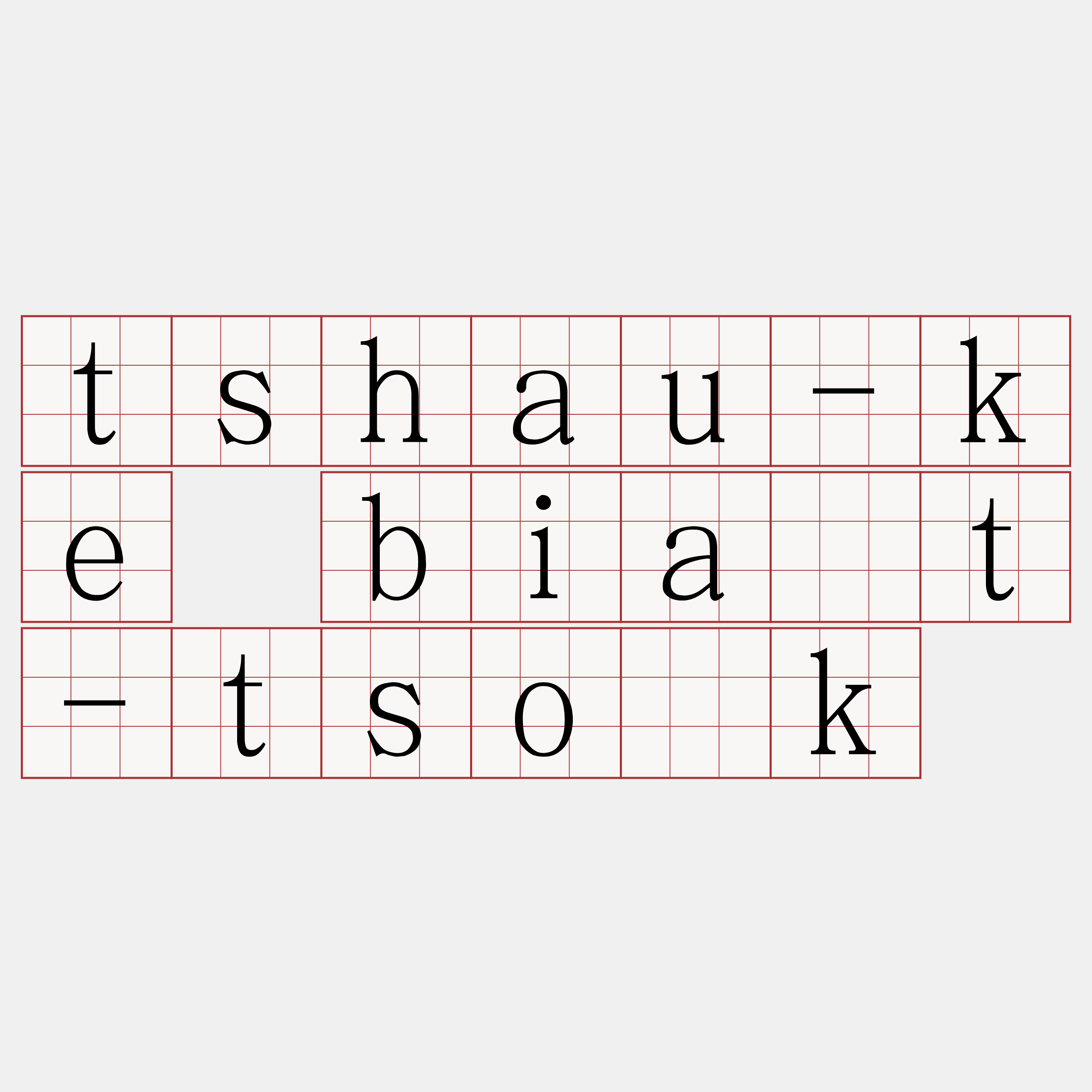 tshau-ke bia̍t-tso̍k